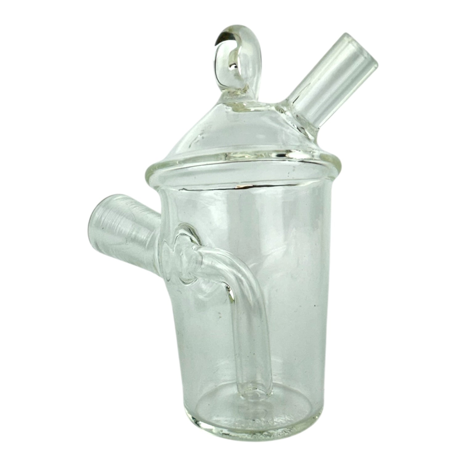 Cup Blunt Bubbler Glass Pendant
