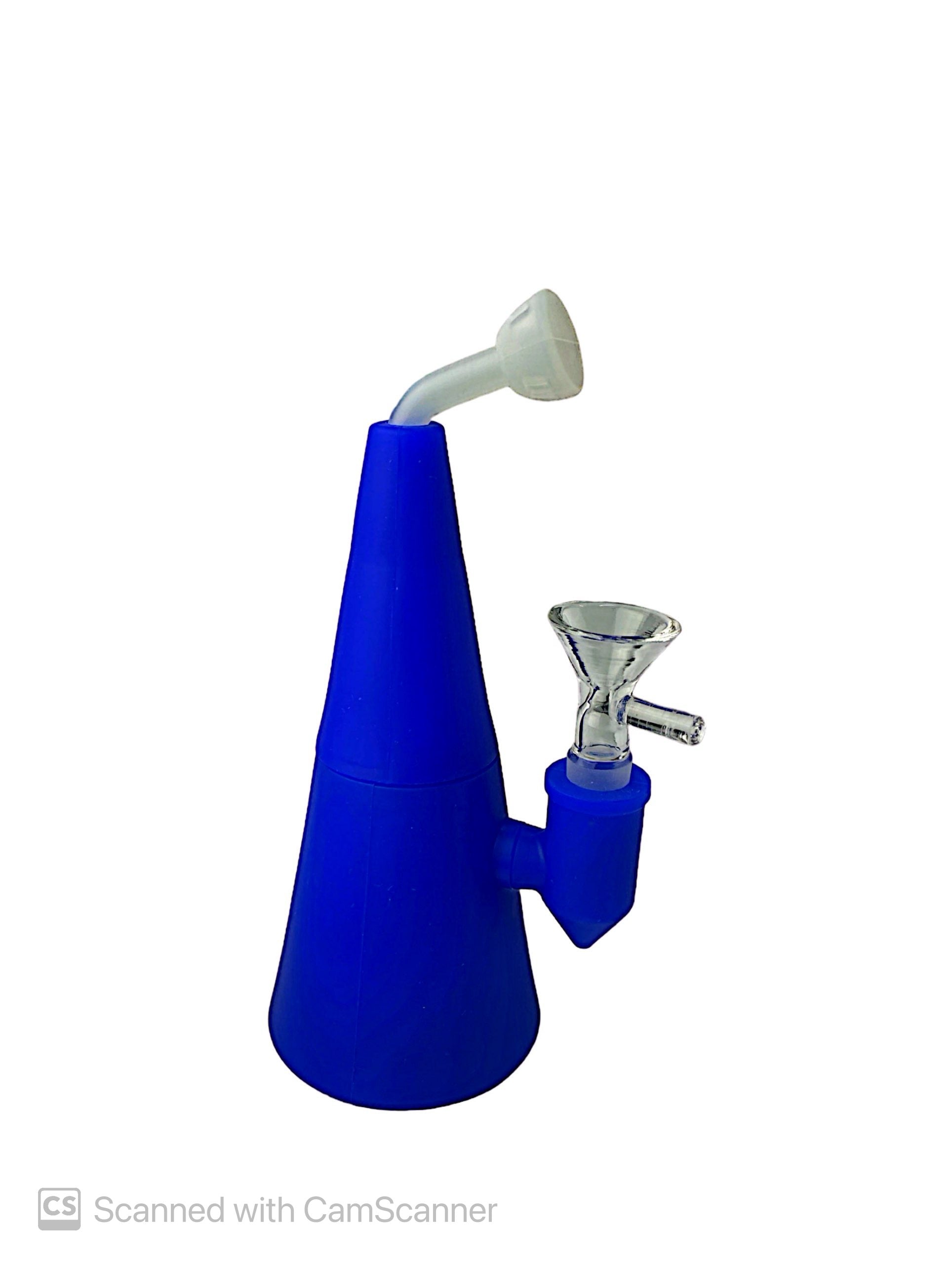 6" Silicone Cone Water Pipe (Assorted Colors)