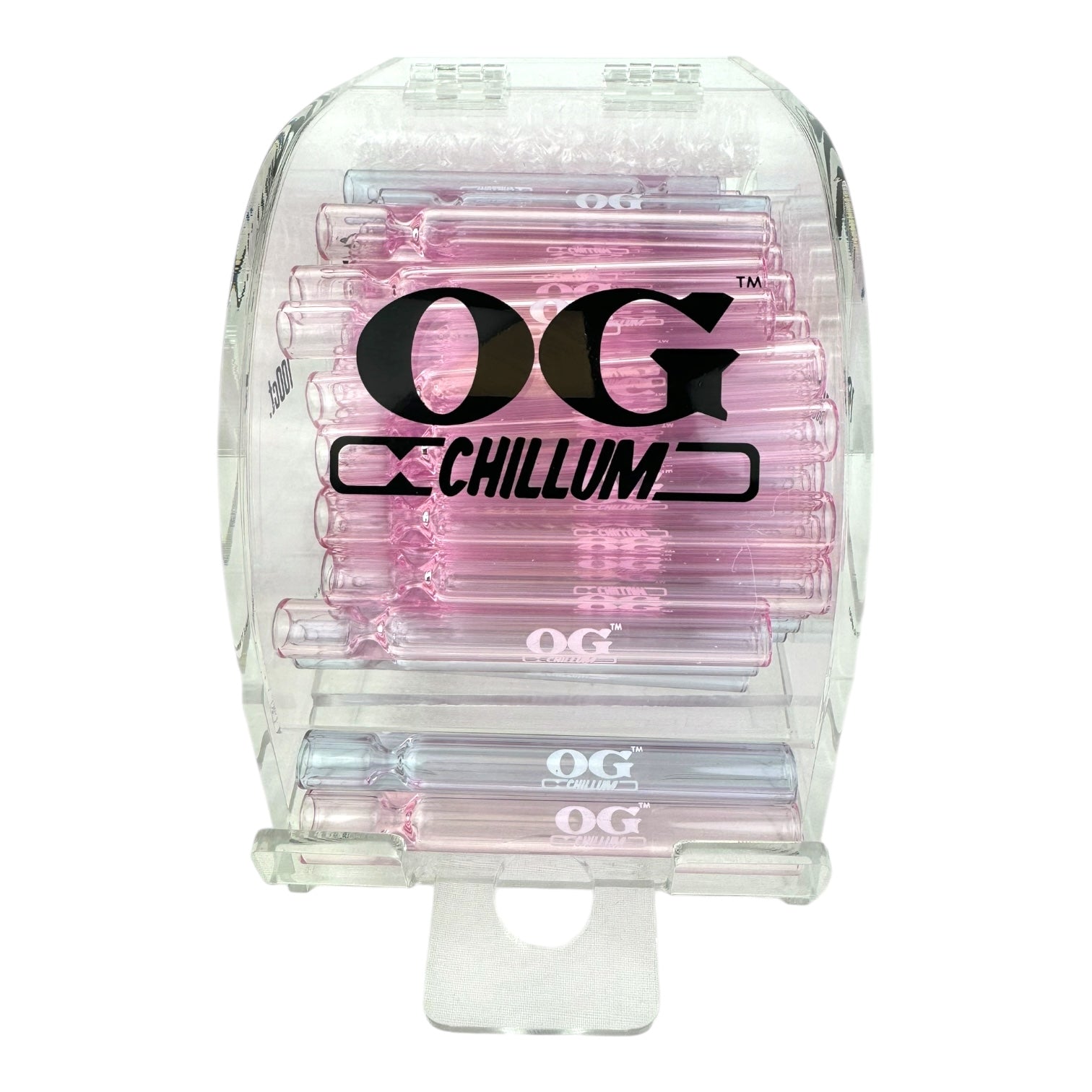 OG Glass Chillum Display - Pink Purple