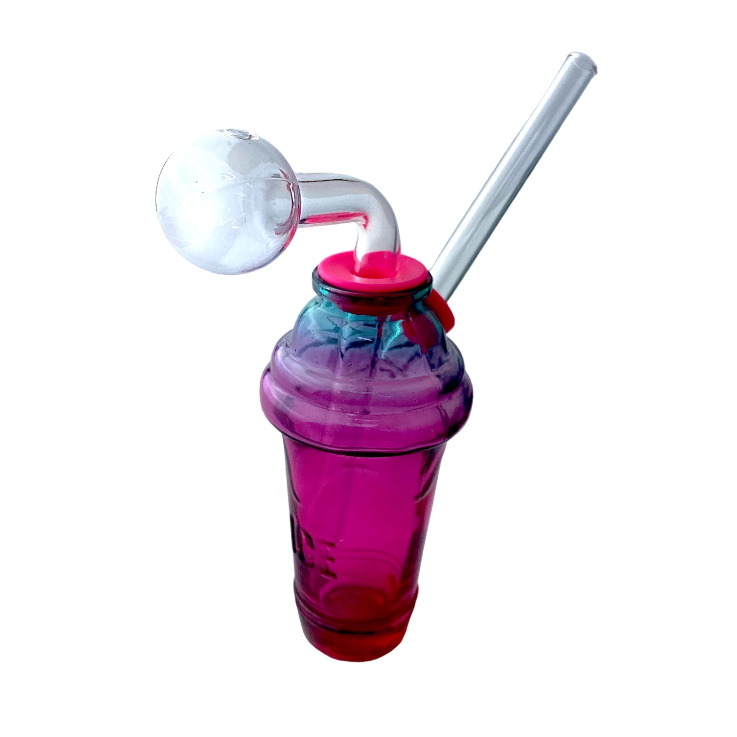 6" Ice Cream Oil Burner Bubbler Water Pipe
