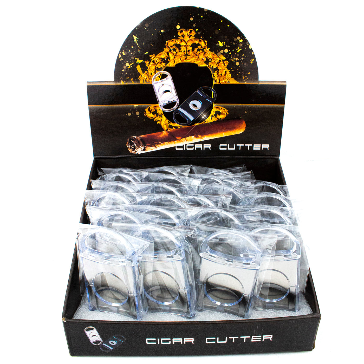 Cigar Cutter Clear - 24pc/dis