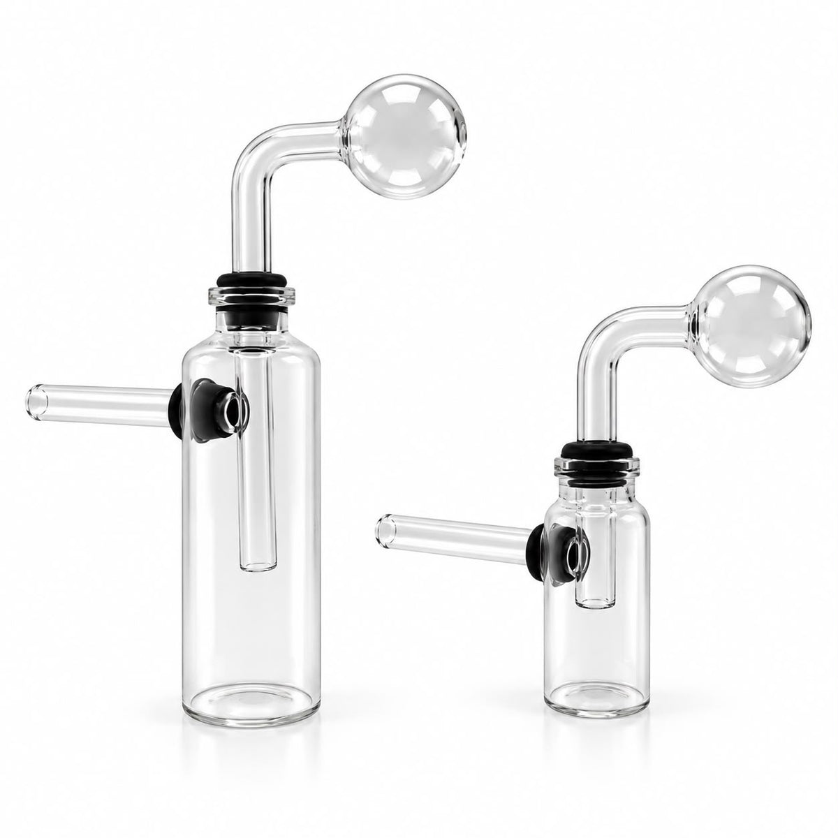Clear 3 Pc Oil Burner Water Pipe