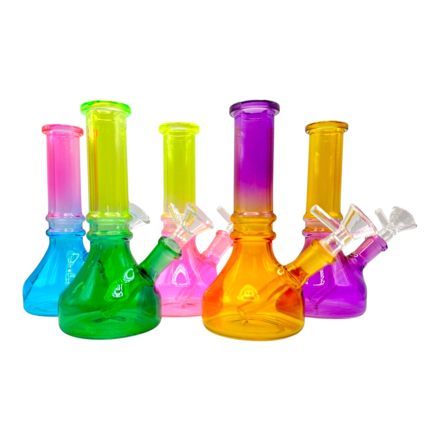 Color Blend Beaker Glass Water Pipe
