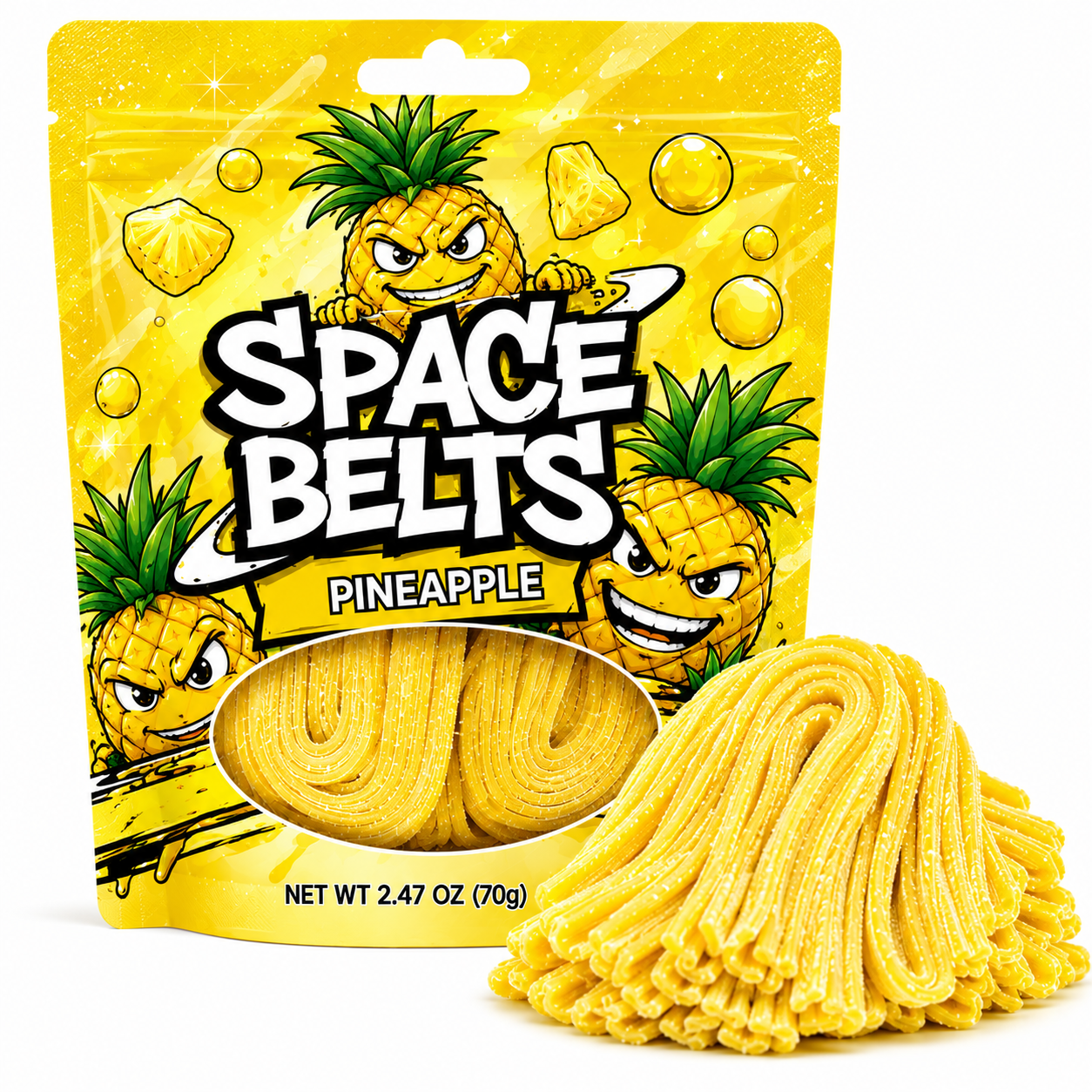 Cosmic Cravings Space Belts Candy 8oz. Pack
