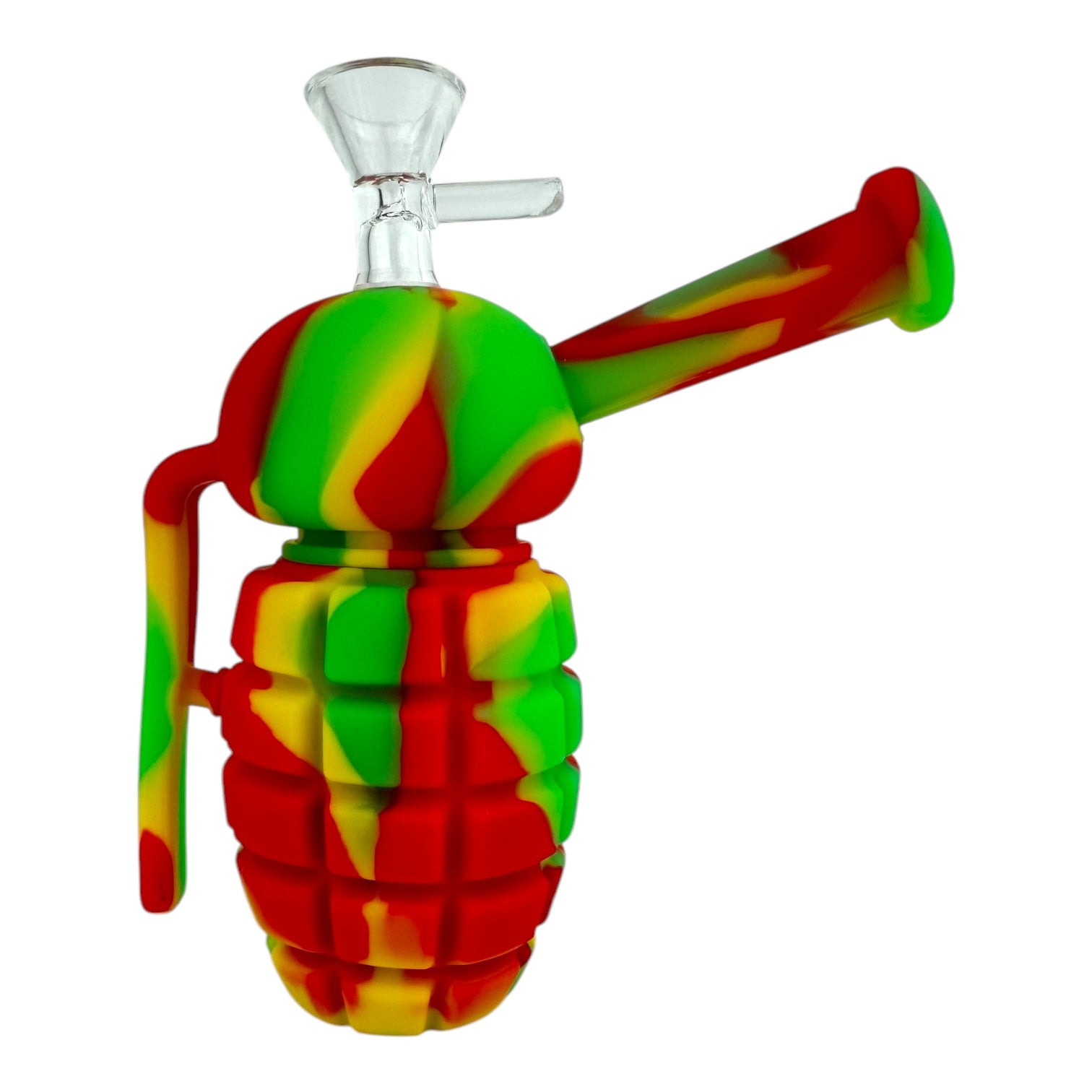 5" Silicone Grenade Water Pipe "SWP-123" (Assorted Colors)