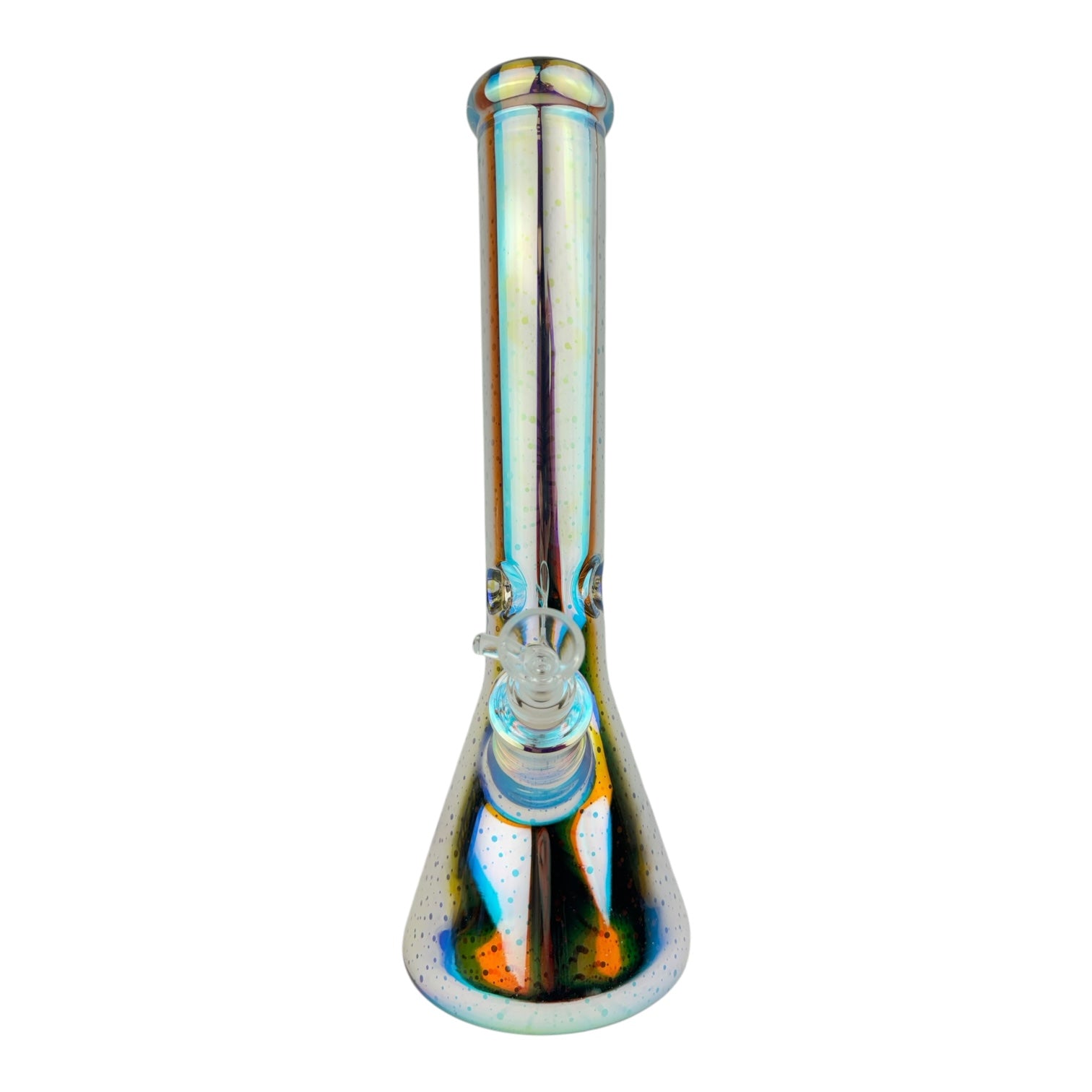 14" LED Light up Chrome Glass Water Pipe