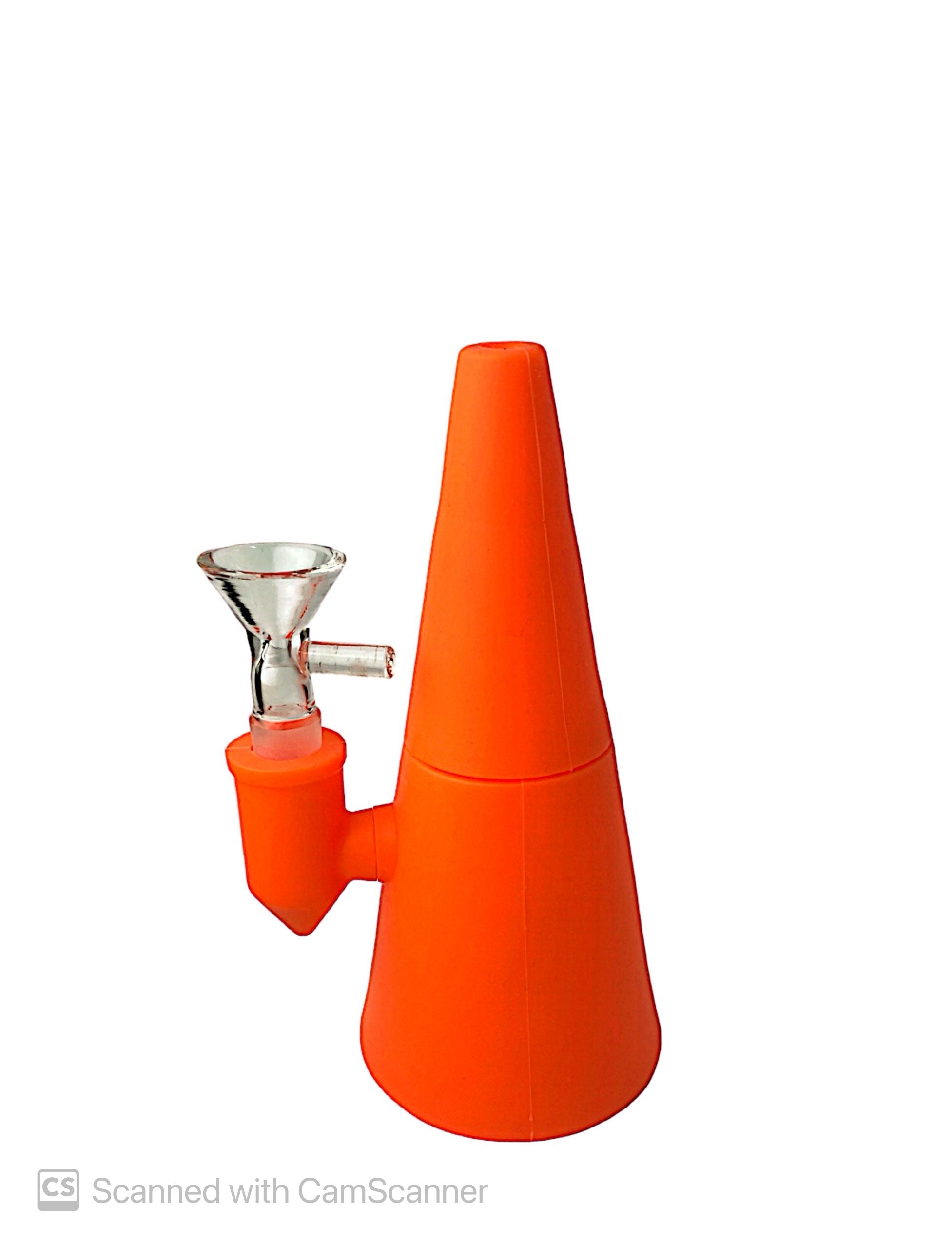 6" Silicone Cone Water Pipe (Assorted Colors)
