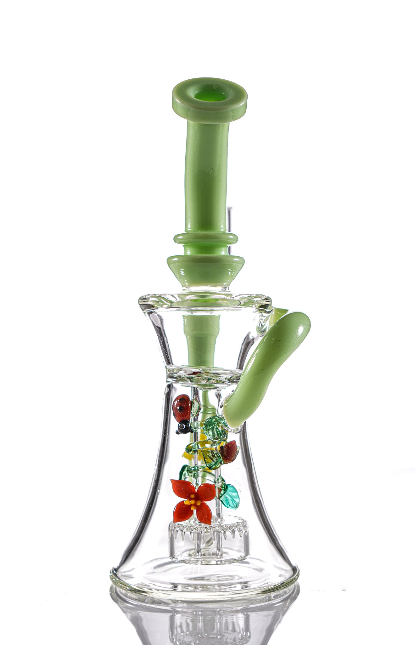 8" TX36 Toxic Ladybug Recycler Dab Rig Water Pipe