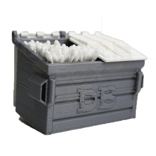 Dabber Box Cotton Swab Dumpster