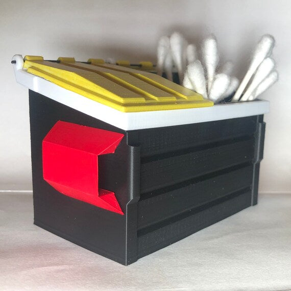 Dabber Box Cotton Swab Dumpster