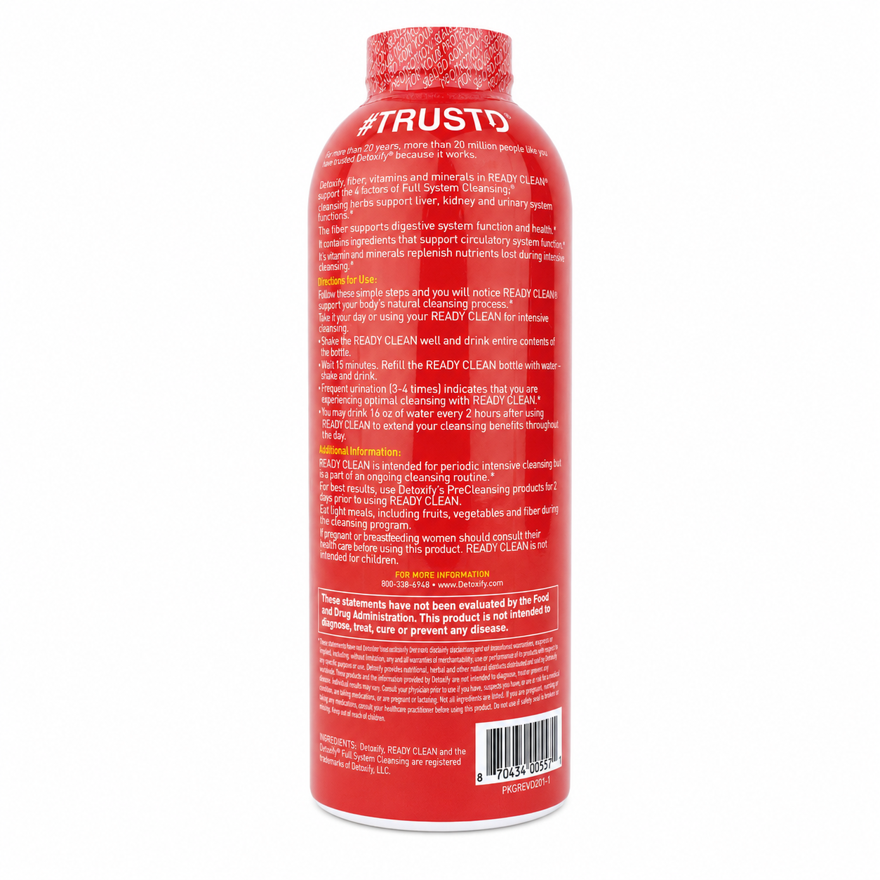 Detoxify Ready Clean 16oz