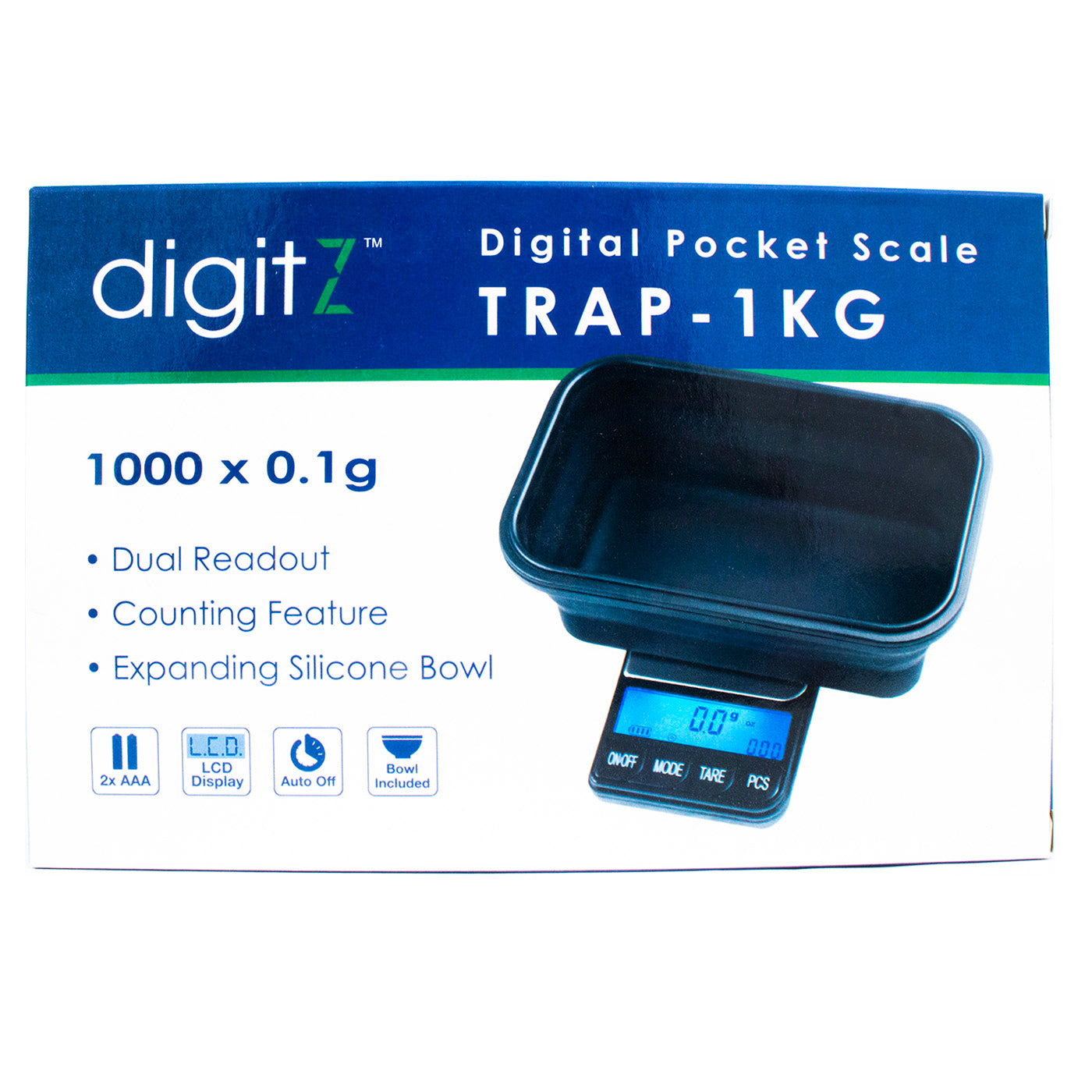 DigitZ Trap - 1KG Digital Pocket Scale