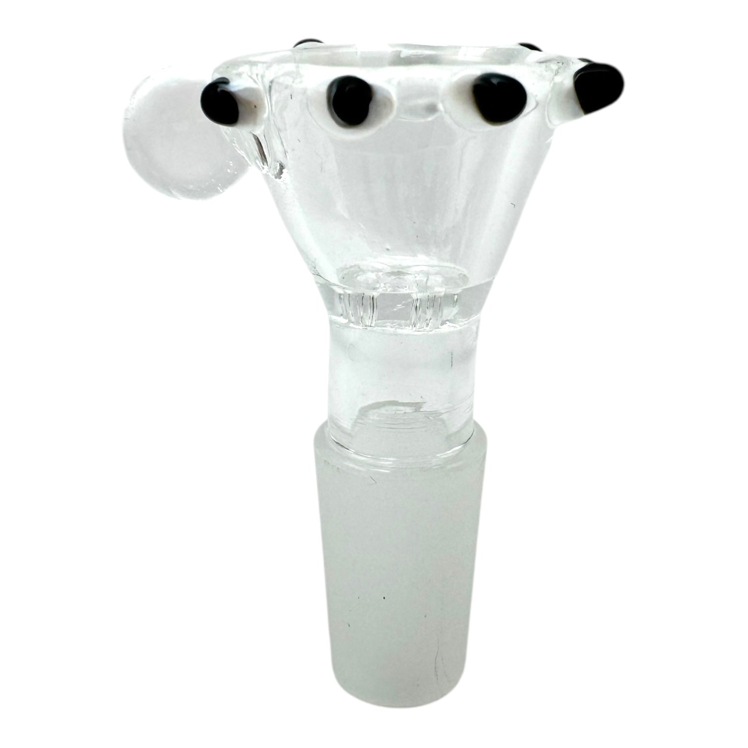 Dotted Rim Glass Bowl 14mm Male