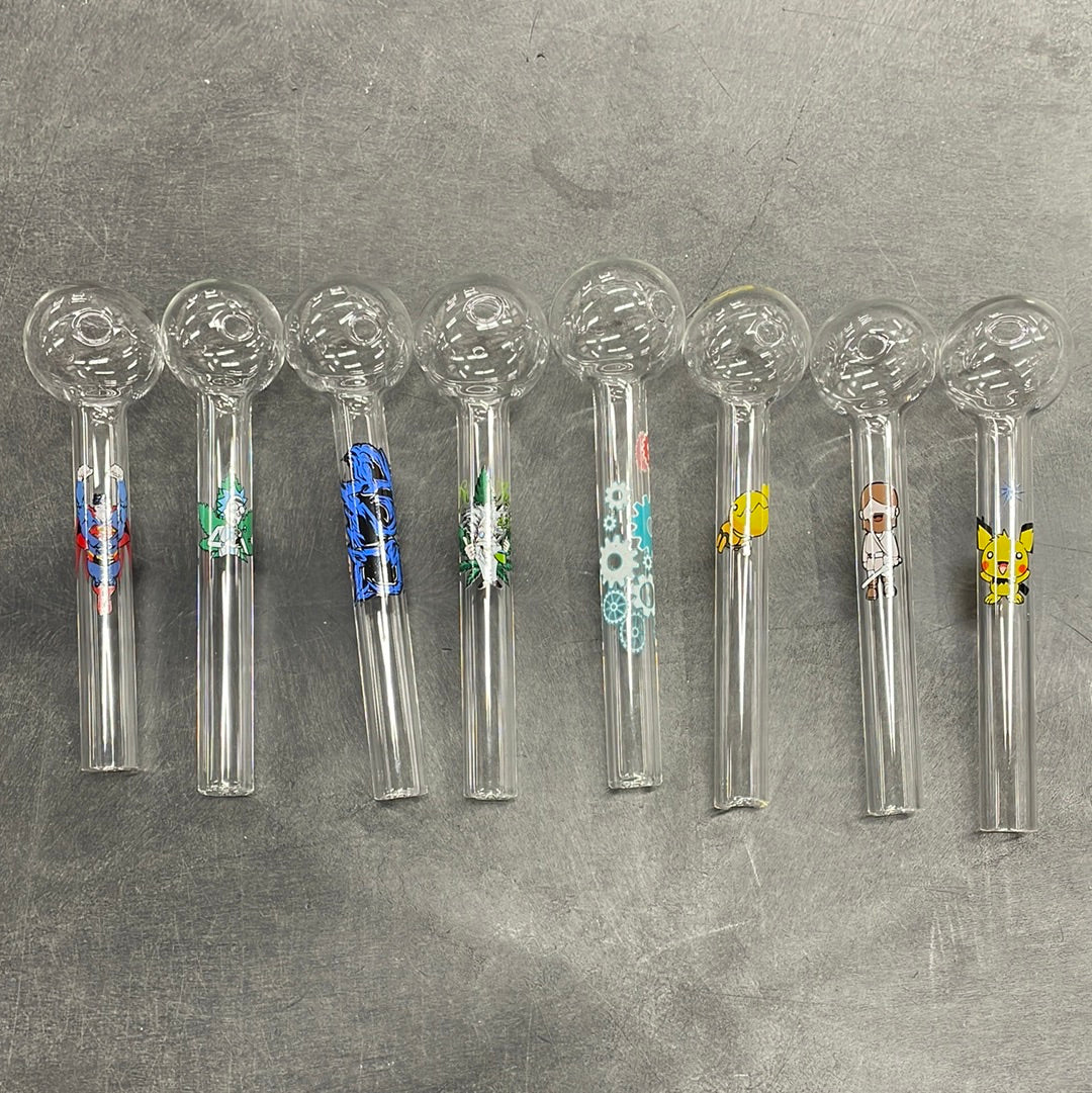 8" Jumbo Oil Burner Decal Pack of 8 - Assorted Design