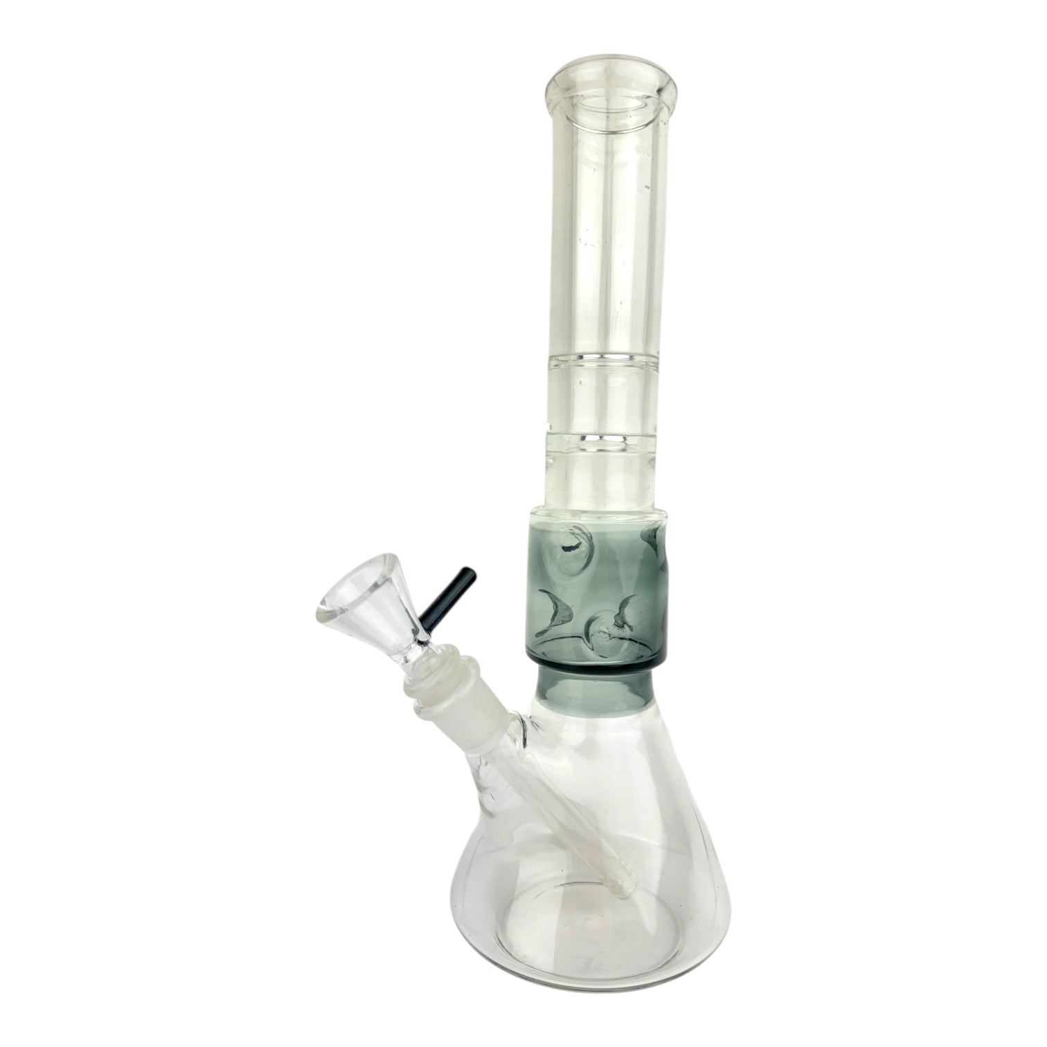 13" Stack Beaker Glass Water Pipe (Assorted Colors)