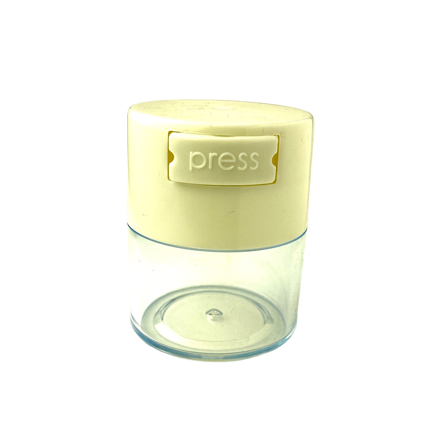 Acrylic Air Tight Jar 120mL 4oz. - Colored Lid Clear Bottom