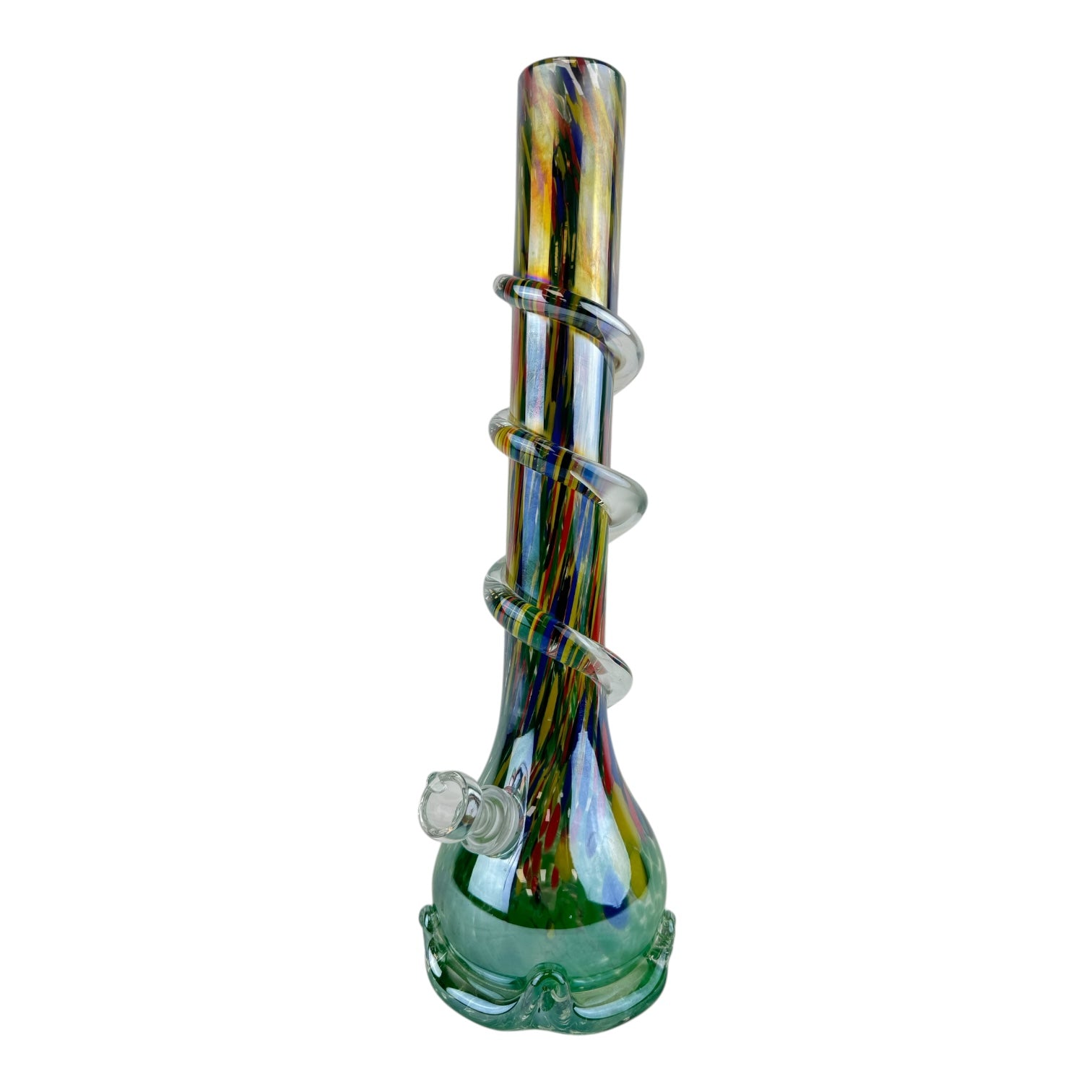 15" Color Swirl Soft Glass Beaker Water Pipe
