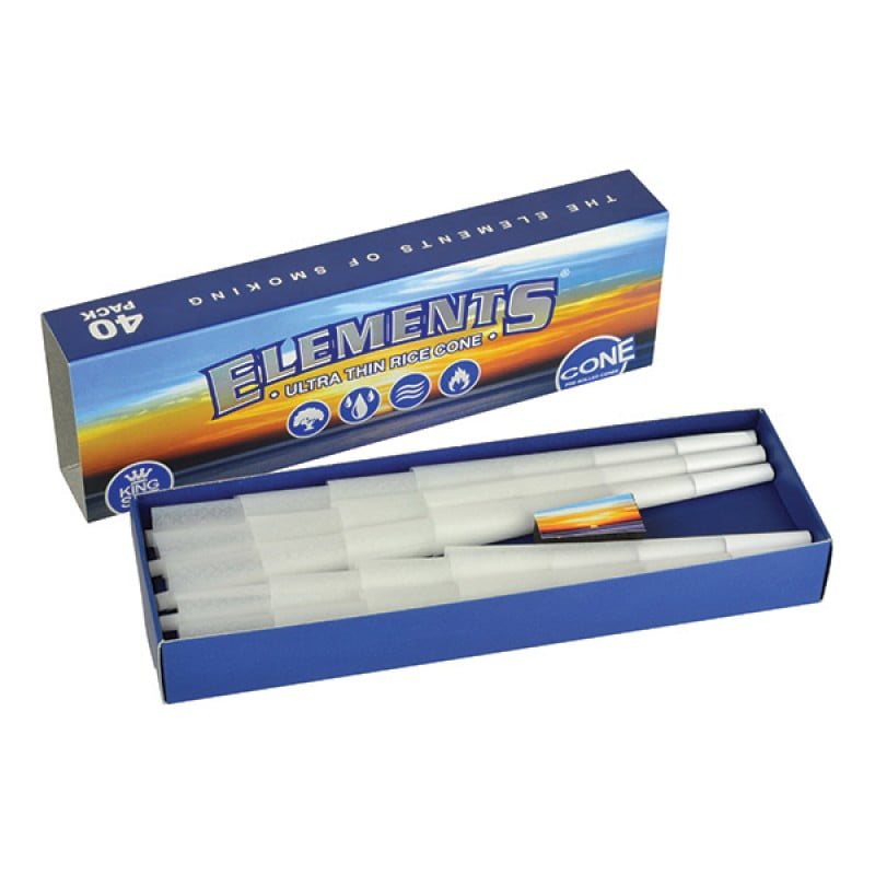 Elements King Size Cone 40CT I 30Pk/Bx