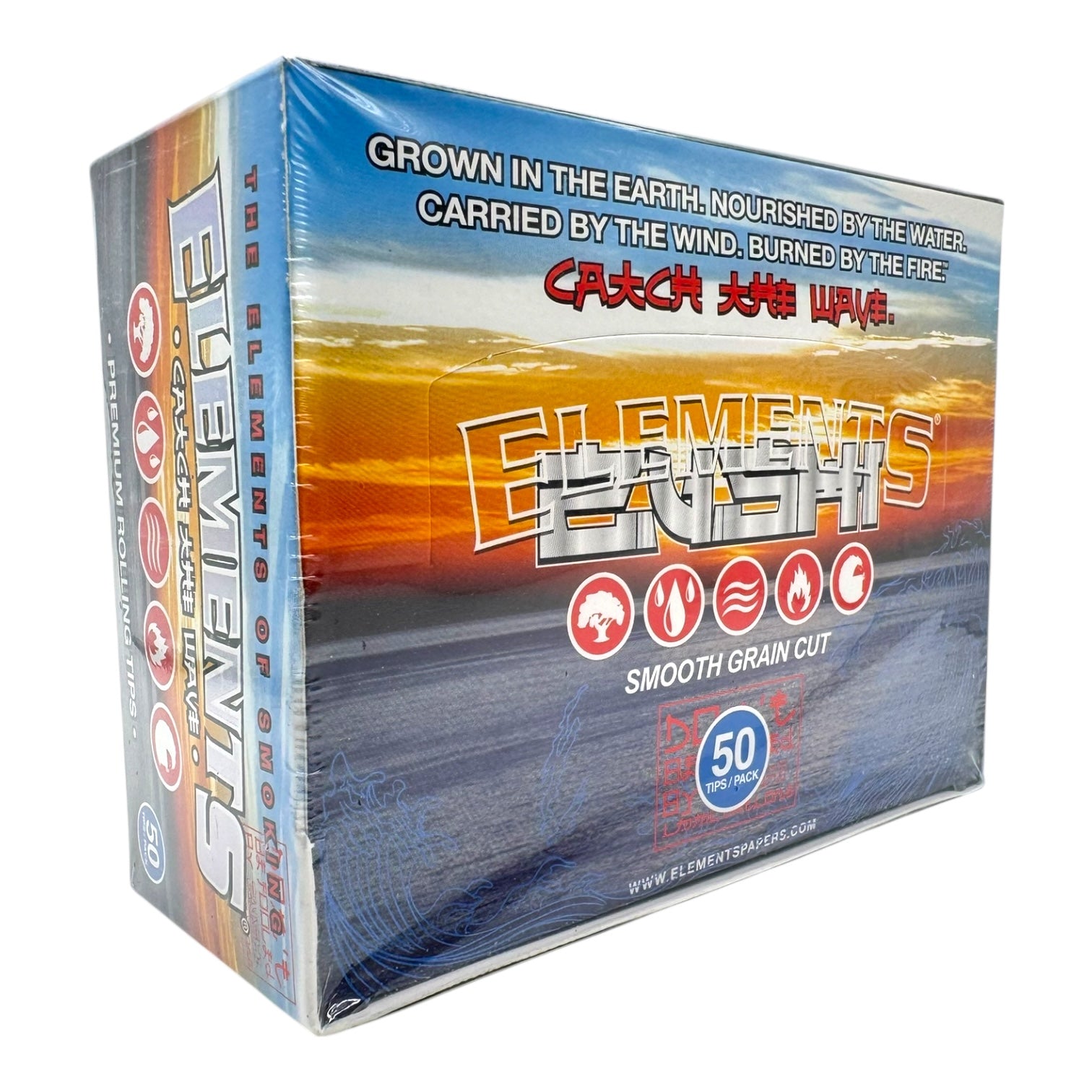 Elements Zushi Smooth Grain Cut Rolling Papers 50 per Box