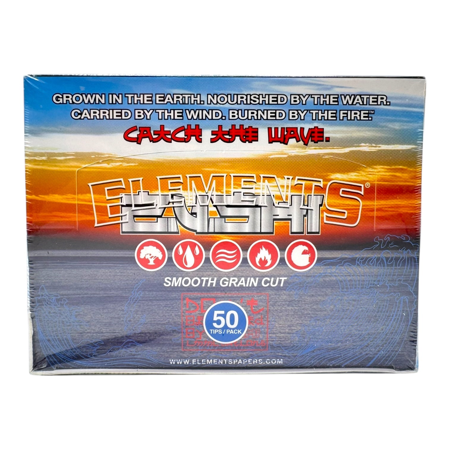 Elements Zushi Smooth Grain Cut Rolling Papers 50 per Box