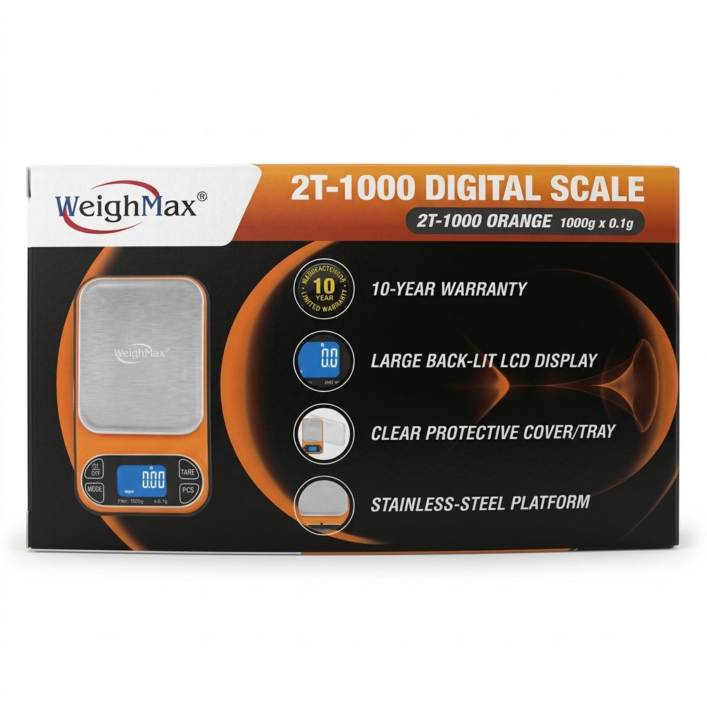 WeighMax 2T-1000 Digital scale (1000g x 0.1g)