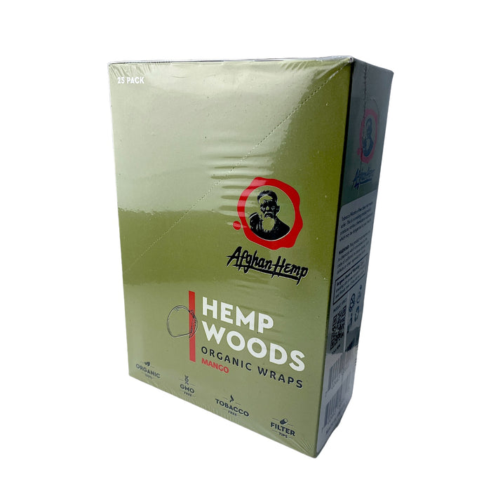 Afghan Hemp Hemp wood Organic Wraps Mango 25 pack
