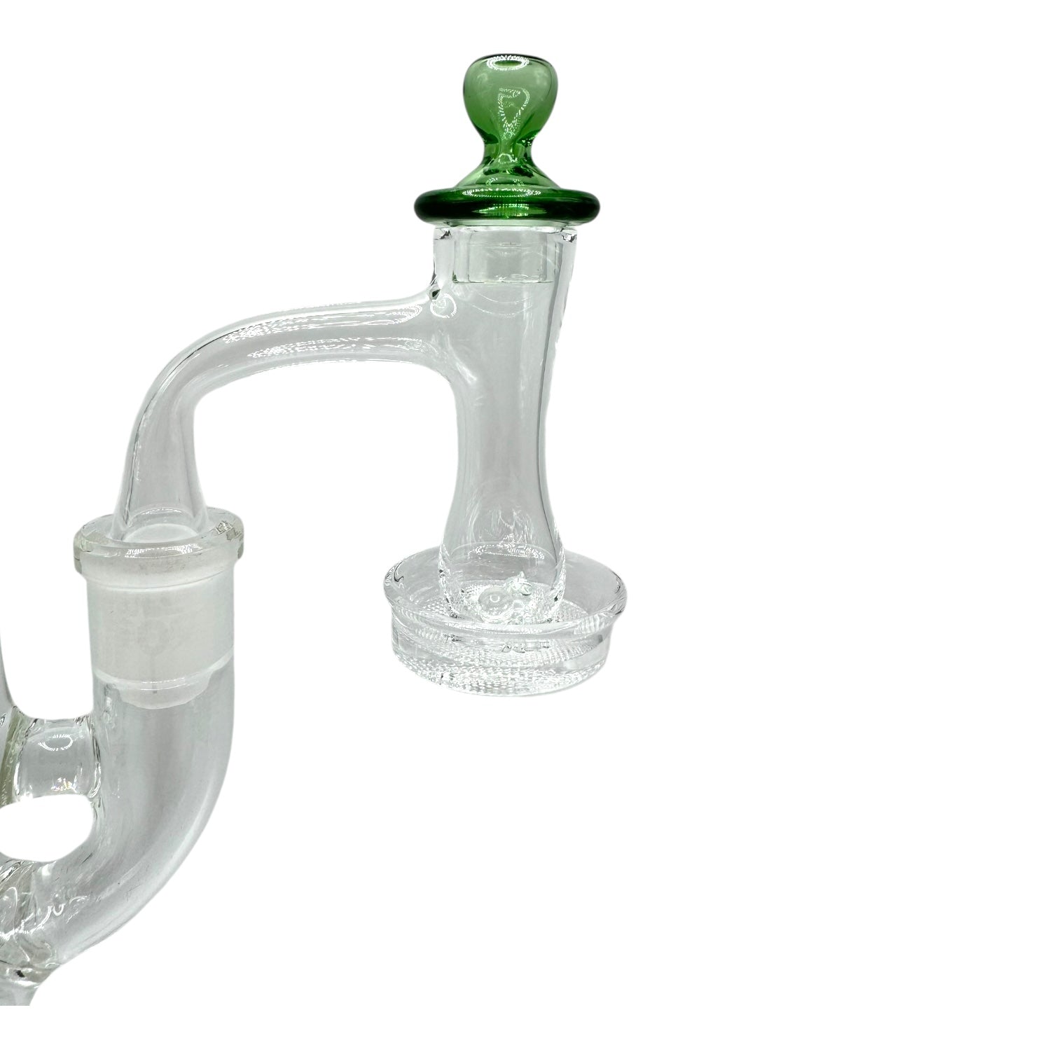 Lollipop QSeries-11 | 14mm Male 90° | Fully Welded Quartz Terp Slurper Banger Set - QZ 111