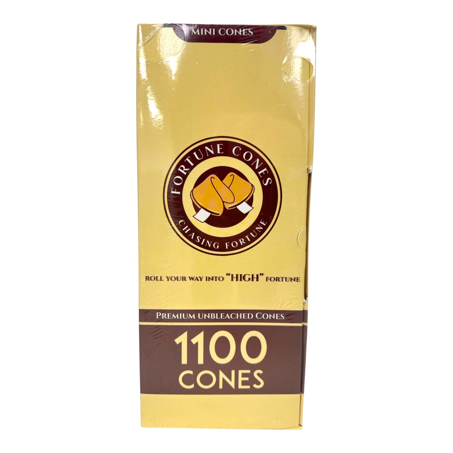 Fortune Cones Mini 70mm / 21mm Unbleached Pre-Rolled Cones - 1100 Count