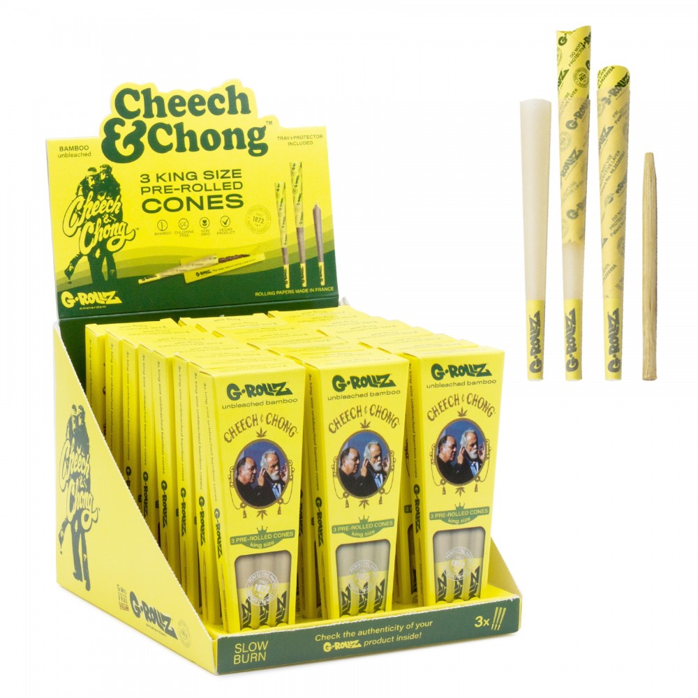 G-ROLLZ Cheech & Chong Bamboo Cones