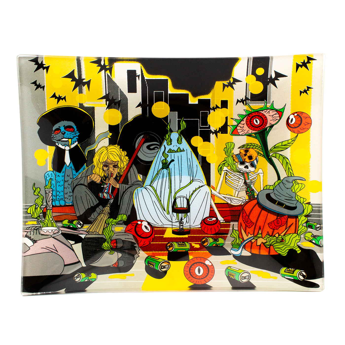 Glass Rolling Tray Premium - Assorted Designs