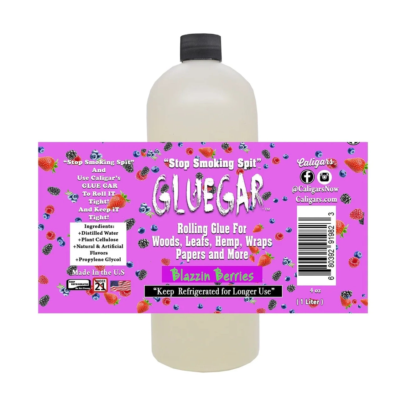 GlueGar - 1 Liter Flavored Bottle