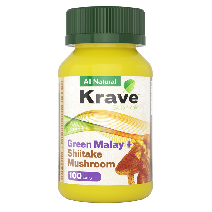 Krave Kratom And Mushroom Capsules (100ct)