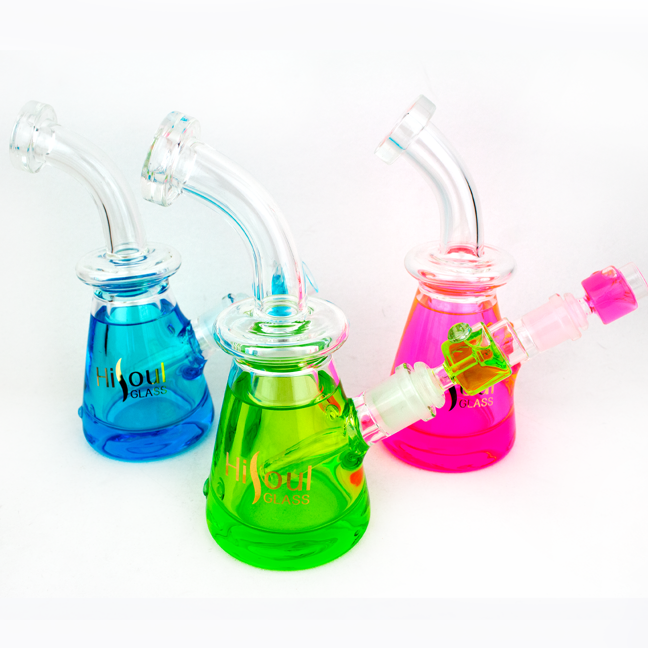 8" HiSoul Glass Beaker Freezable Water Pipe