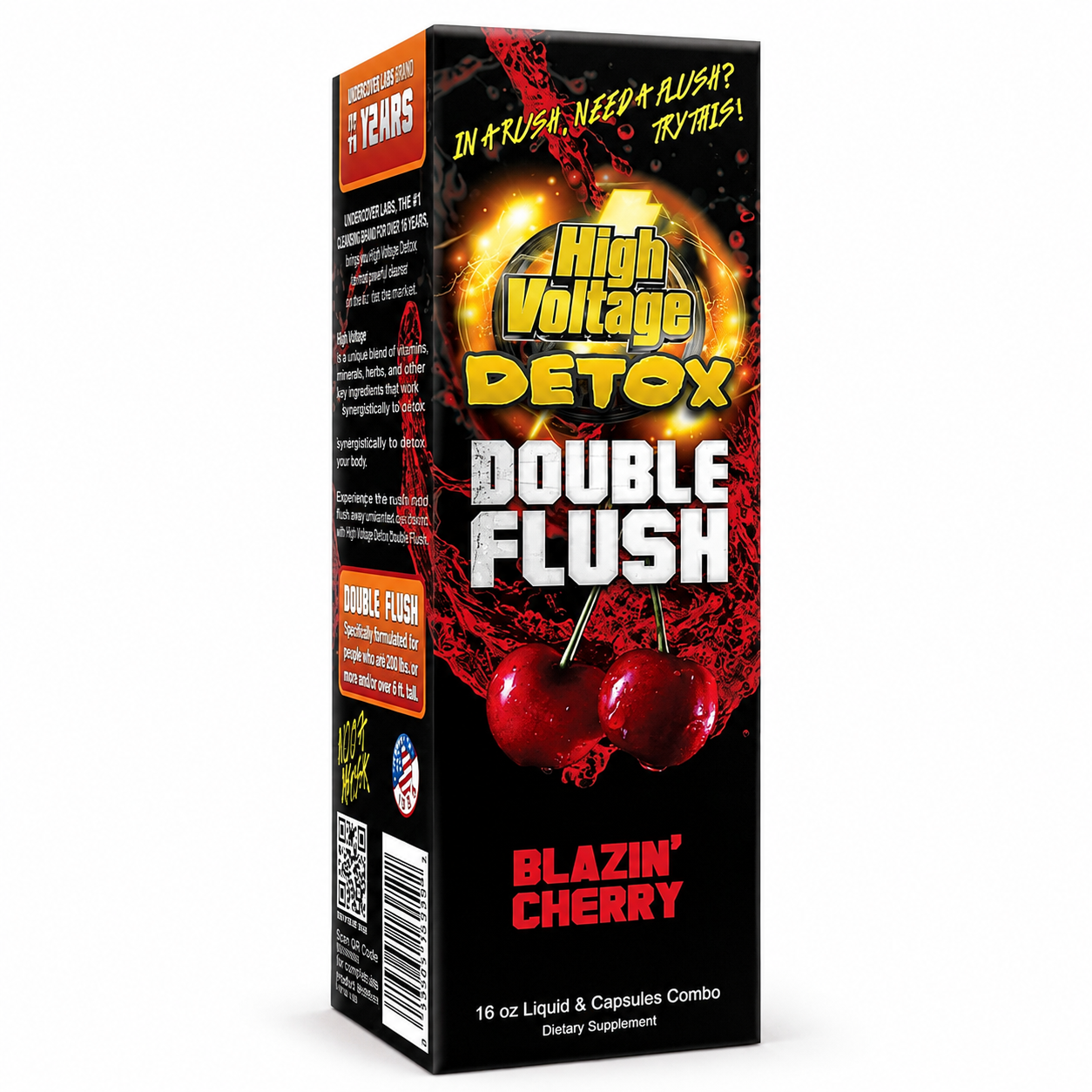 High Voltage Double Flush Detox Drink 16oz