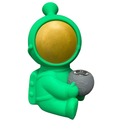 Spaceman Silicones Water Pipe "SWP96" (Assorted Colors)