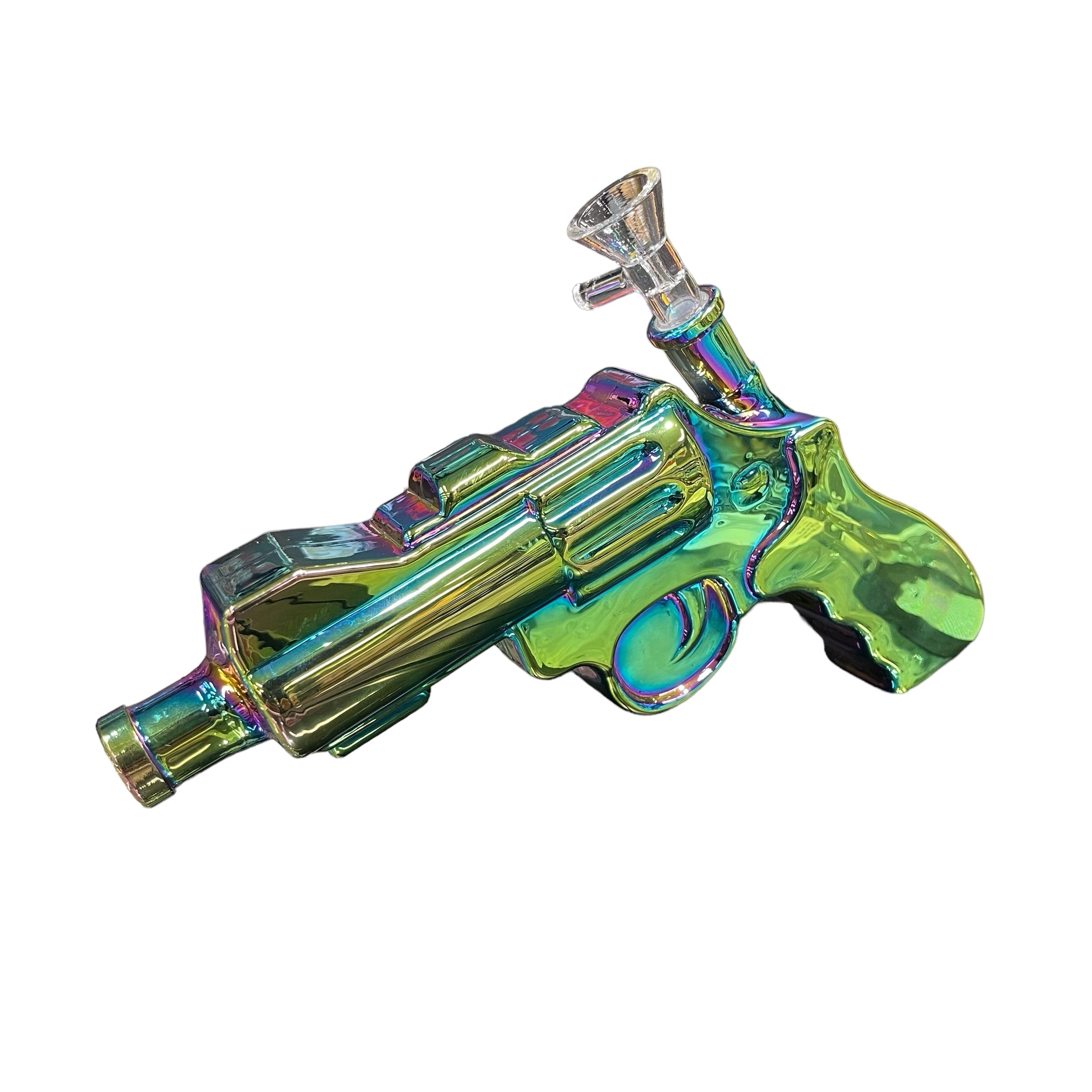8" Pistol Handgun Glass Hand Pipe