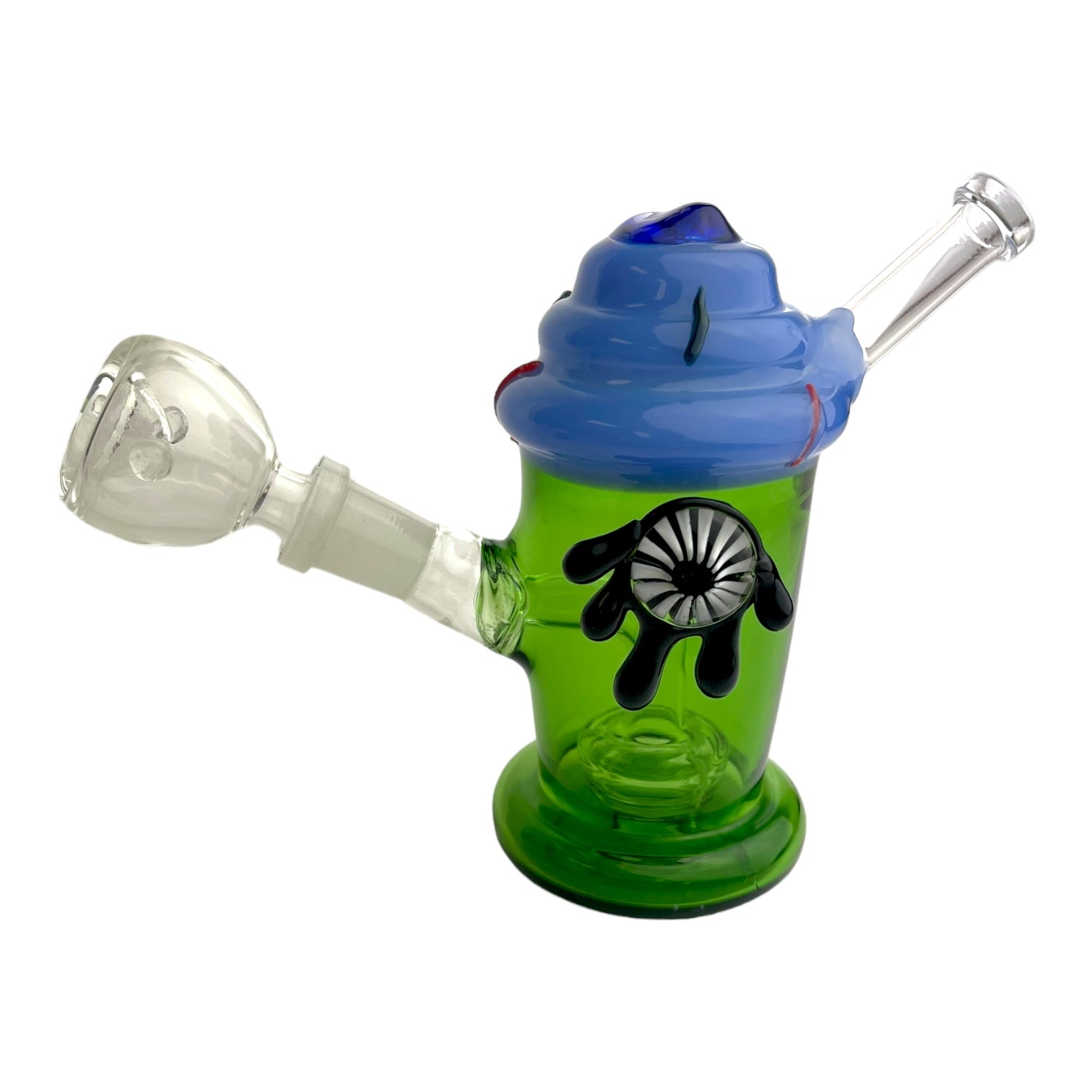 5" Ice Cream Glass Water Pipe