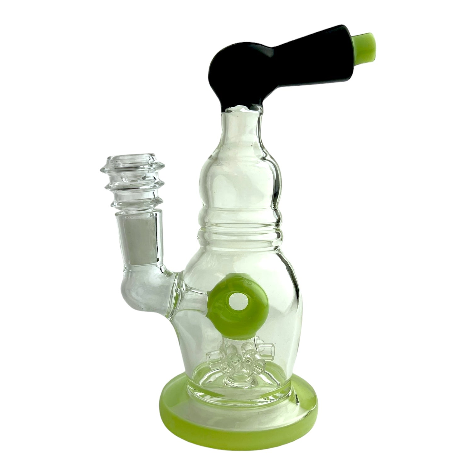 7" Donut w/ Percolator Glass Water Pipe