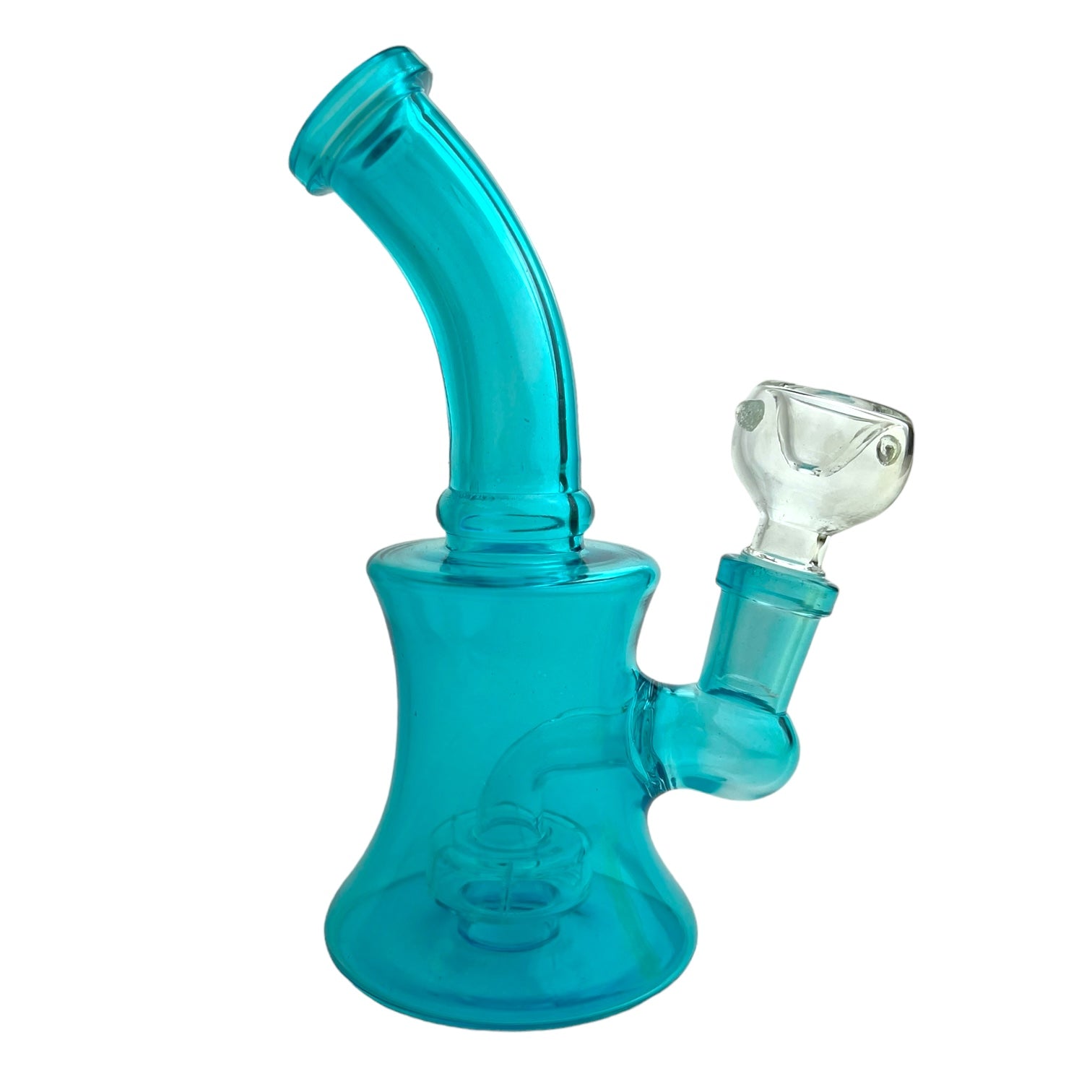 6.5" Hour Glass Shower Percolator Water Pipe