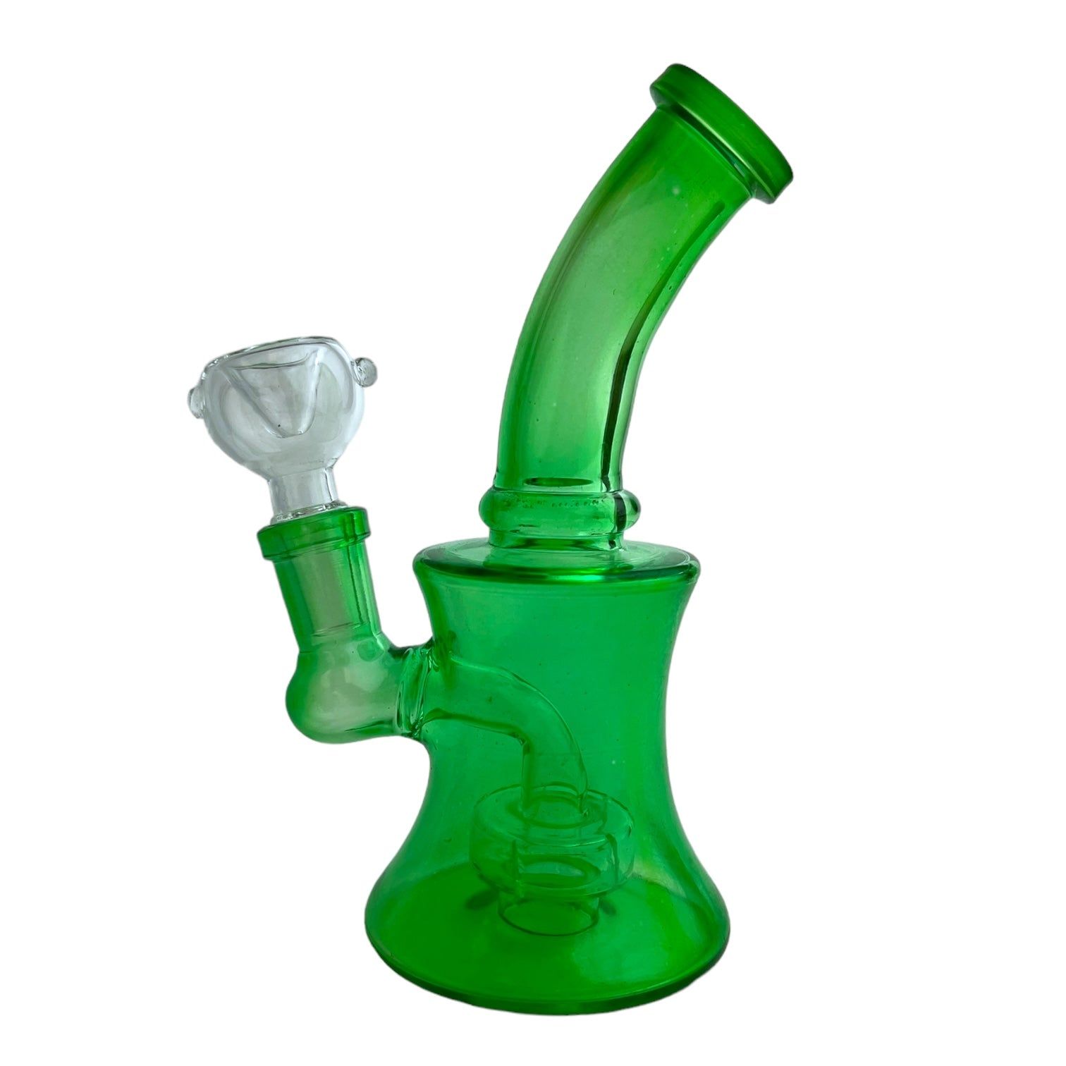 6.5" Hour Glass Shower Percolator Water Pipe