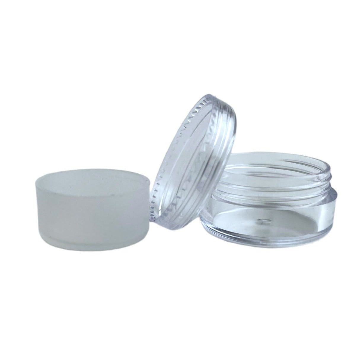 7g Clear Plastic Jar with Silicone Insert (500/CS)