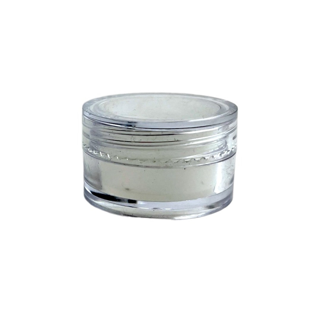 5g Clear Plastic Jar with Silicon Insert