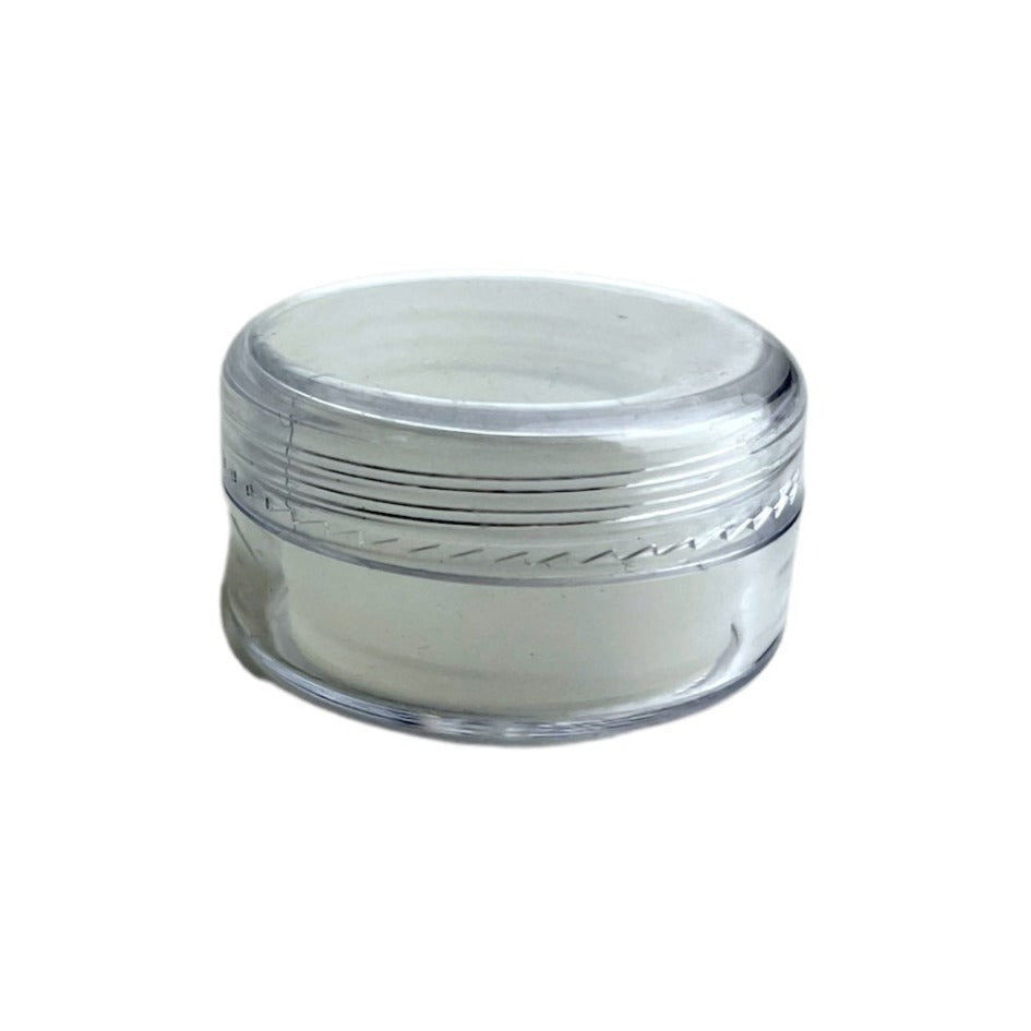 10g Clear Plastic Jar with Silicone Insert