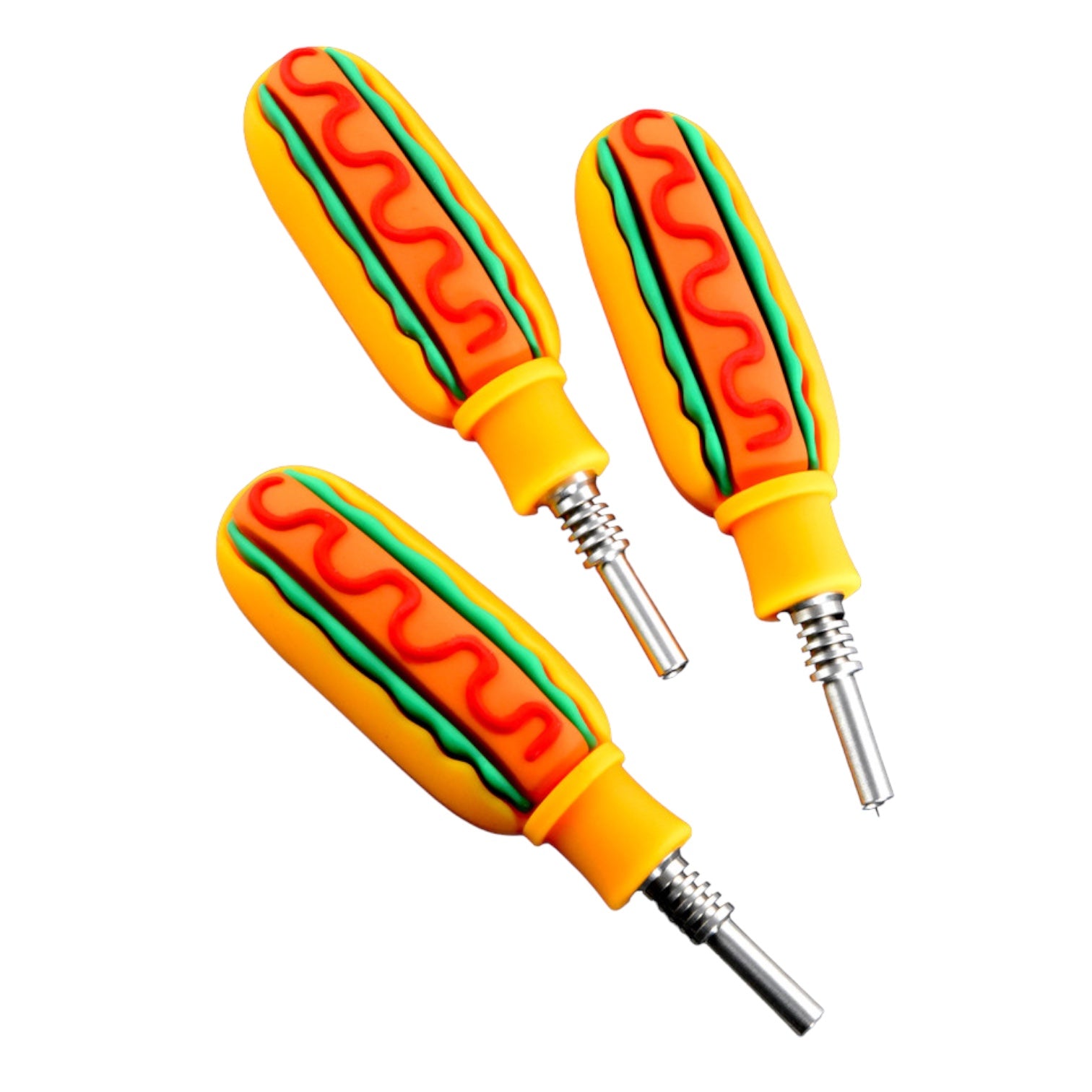 4.5" Hot Dog Silicone Nectar Collector