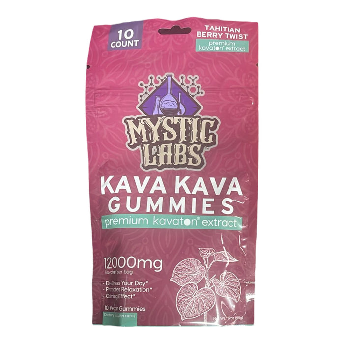 Mystic Labs Kratom Gummies 1200mg per/12000mg 10 Count Bag