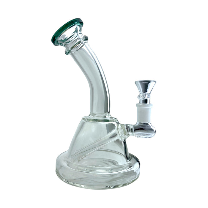 8" Beaker w/ Bent Neck Glass Water Pipe
