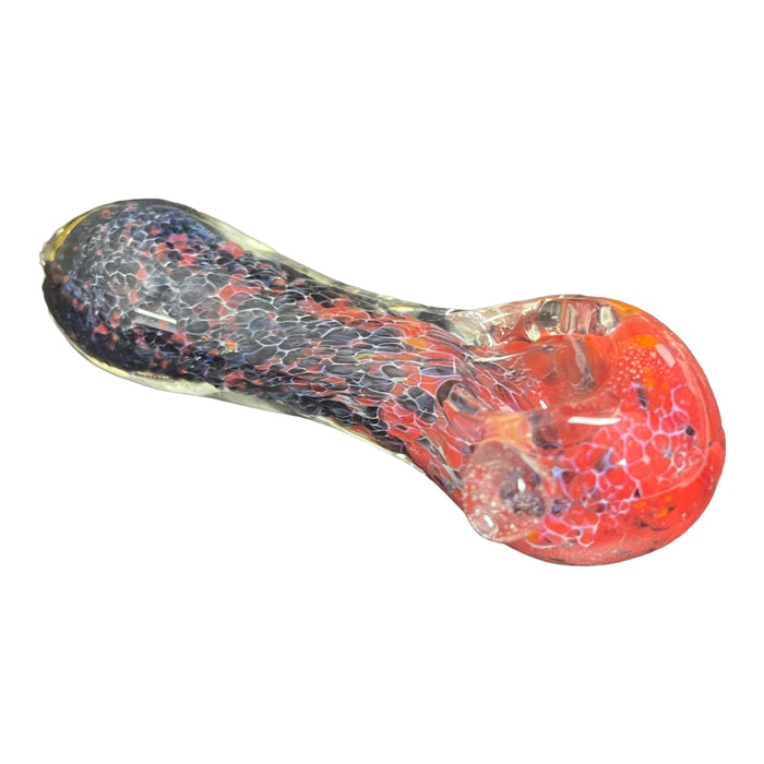 4" Frit Glass Hand Pipe ( Assorted Colors)