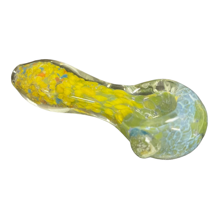 4" Frit Glass Hand Pipe ( Assorted Colors)