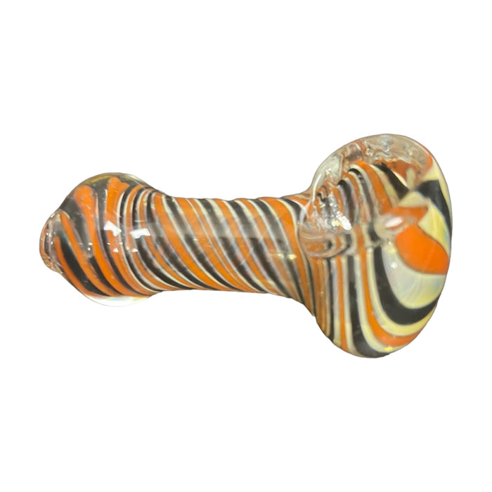 3.5" Fumed Swirled Glass Hand Pipe (Assorted Colors)