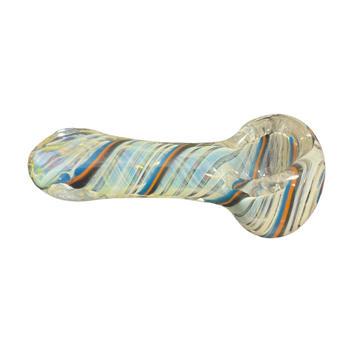 3.5" Fumed Swirled Glass Hand Pipe (Assorted Colors)